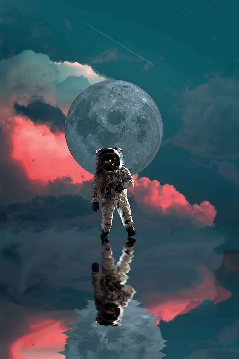 Astronaut Exploring Space